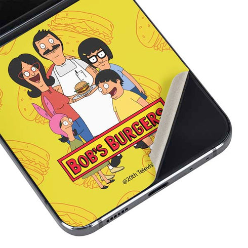 Bobs Burgers Family Portrait Galaxy Z Flip5 5G Skin